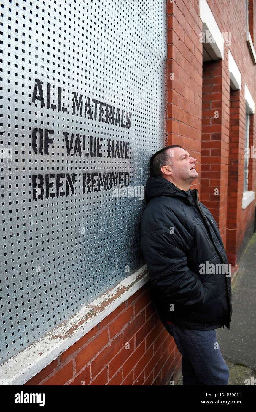 Terraced Housing, Higher Broughton Salford Stock Photo Alamy