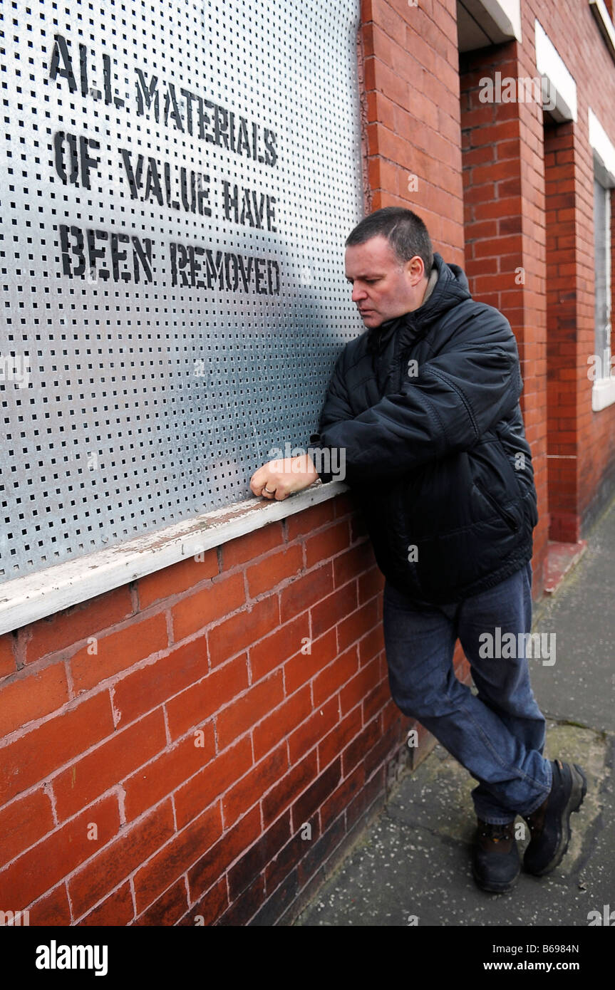 Terraced Housing, Higher Broughton Salford Stock Photo Alamy