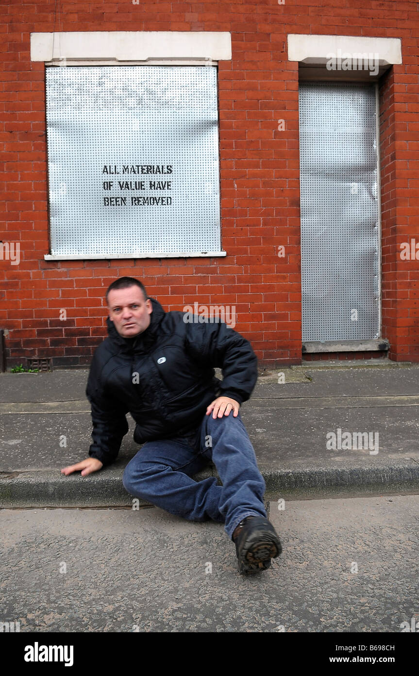 Terraced Housing, Higher Broughton Salford Stock Photo Alamy