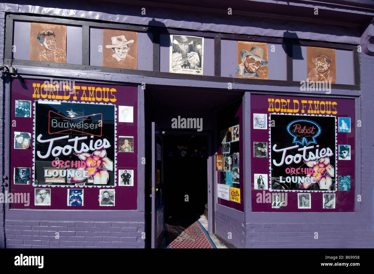 Tootsie;s Orchid Lounge country music bar in Nashville Tennessee Stock Photo