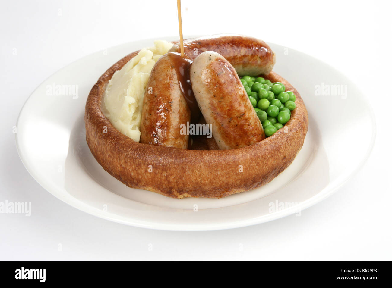 Bangers and Mash Stock Photo Alamy