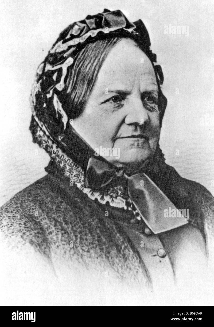 EMMA DARWIN 1808 to 1896 wife of Charles Darwin seen here about 1880 Stock Photo