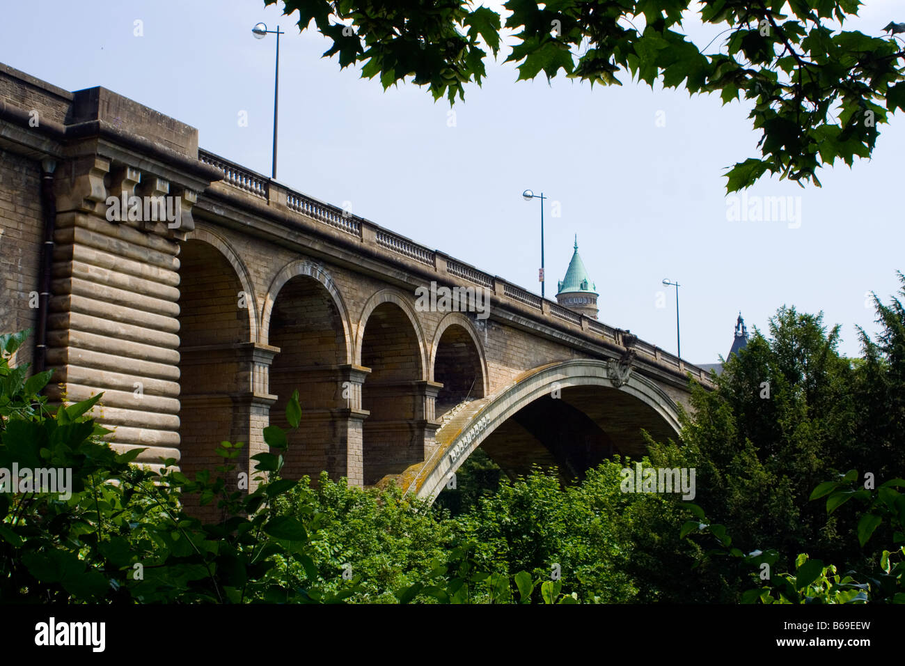 Pont Adolphe in Luxembourg Stock Photo - Alamy