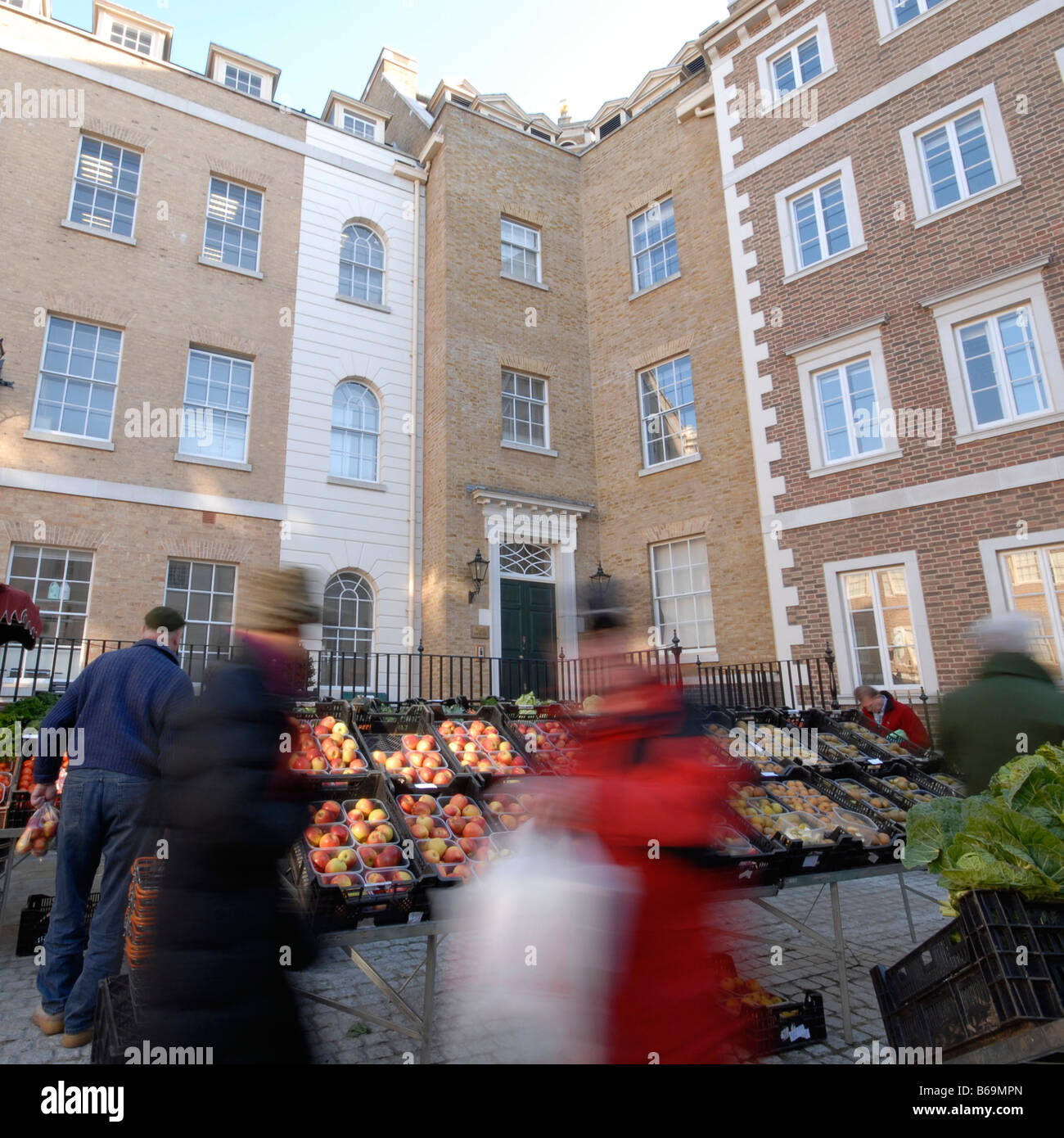 Market fruit and vegetable stall, Richmond, London, Britain Stock Photo