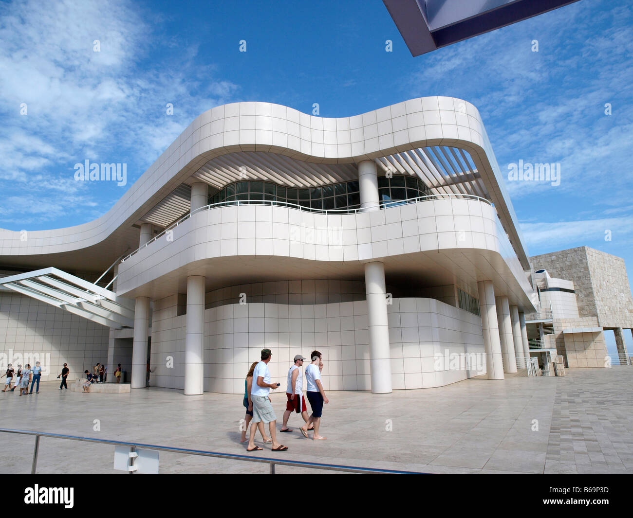 J Paul Getty Museum 1200 Getty Centre Drive Los Angeles CA Stock Photo