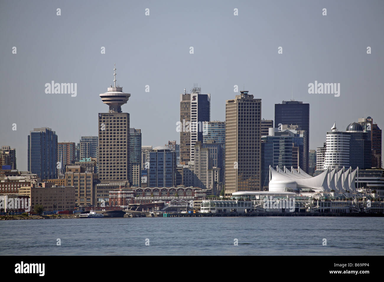 Canada Kanada BC Britisch British Columbia Vancouver Skyline Stock Photo