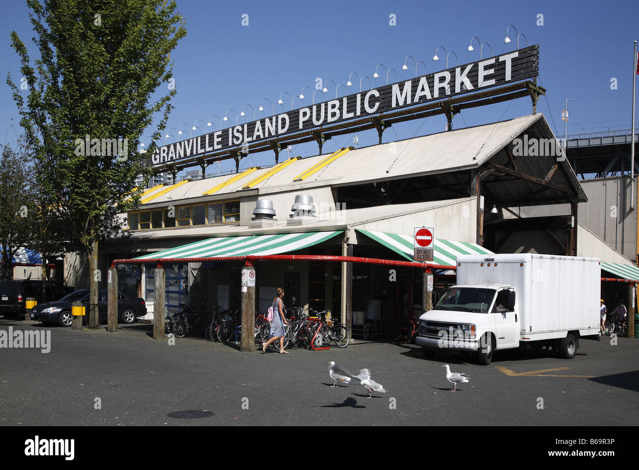 Canada Kanada BC Britisch British Columbia Vancouver Granville Island Public Market Stock Photo