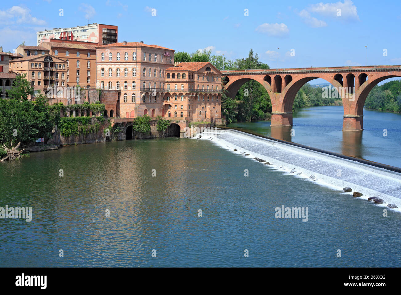 Tarn river, Albi, France Stock Photo