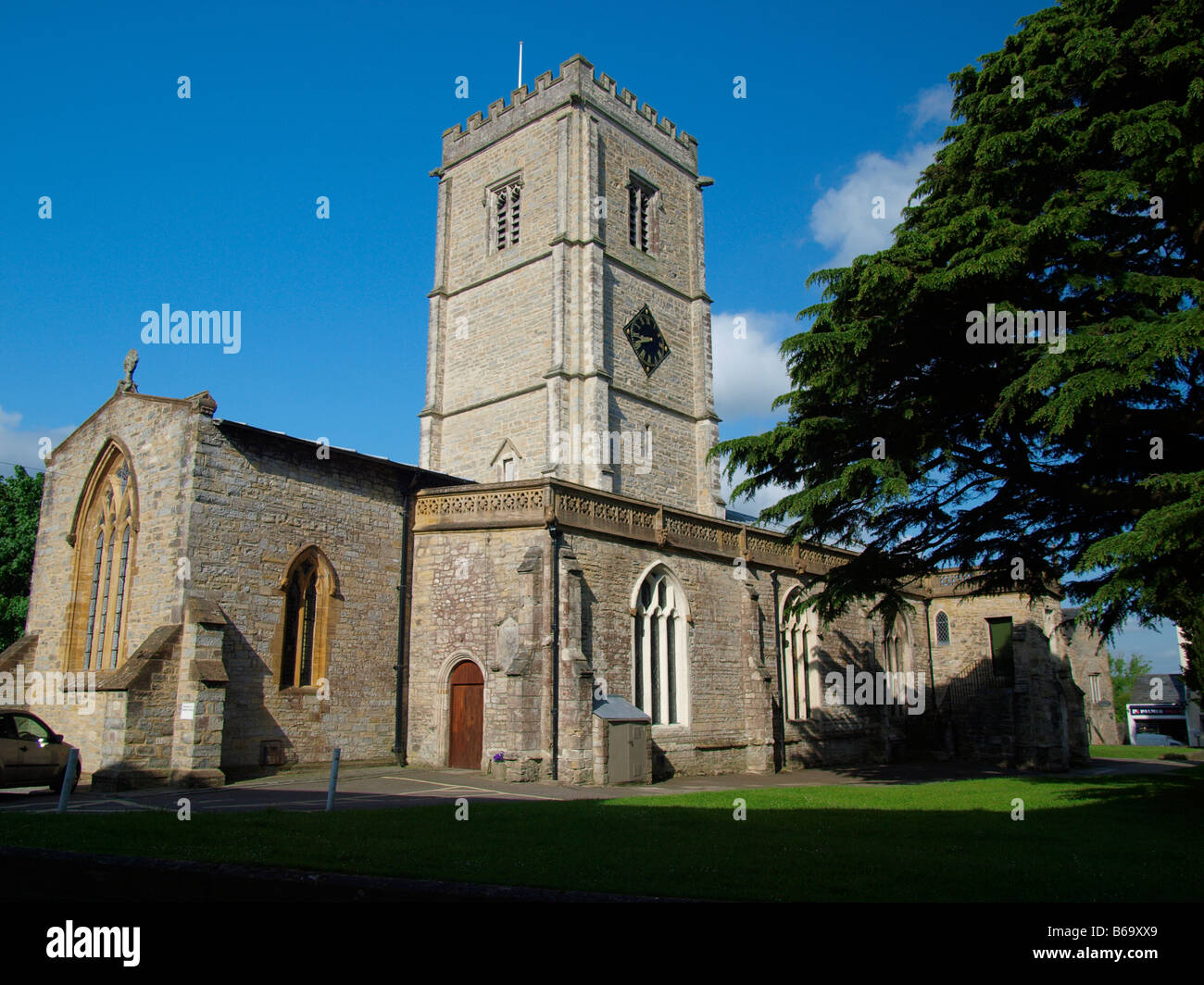 Axminster church, East Devon, England Stock Photo