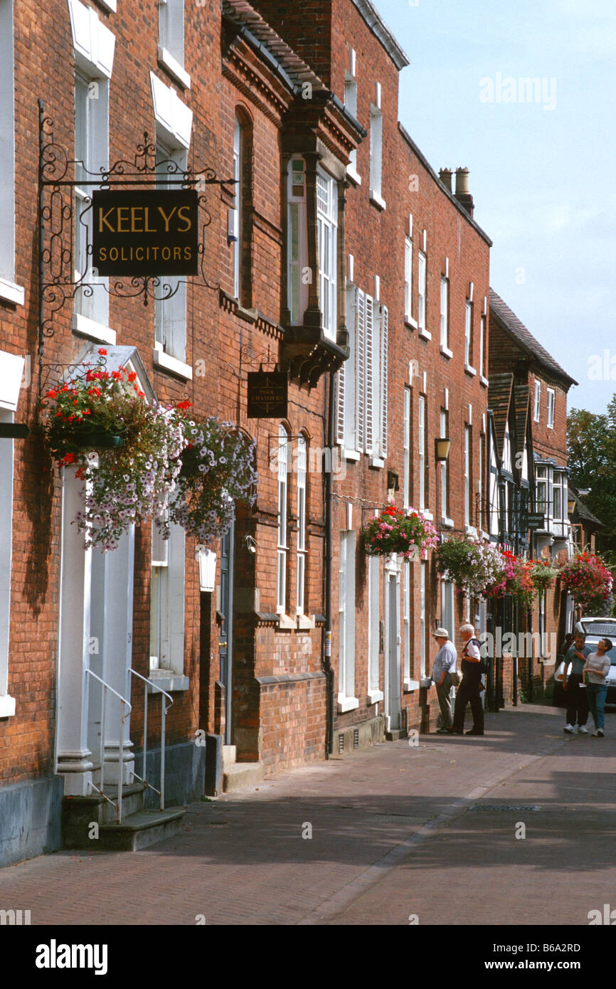 Dam Street, Lichfield, Staffordshire Stock Photo Alamy
