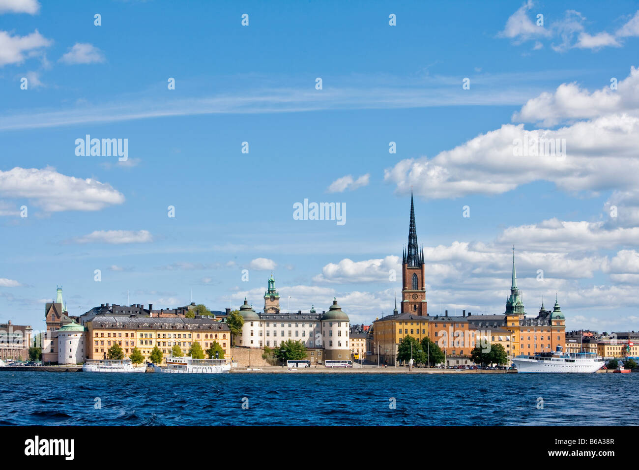 SWEDEN STOCKHOLM RIDDARHOLMEN ISLAND Stock Photo