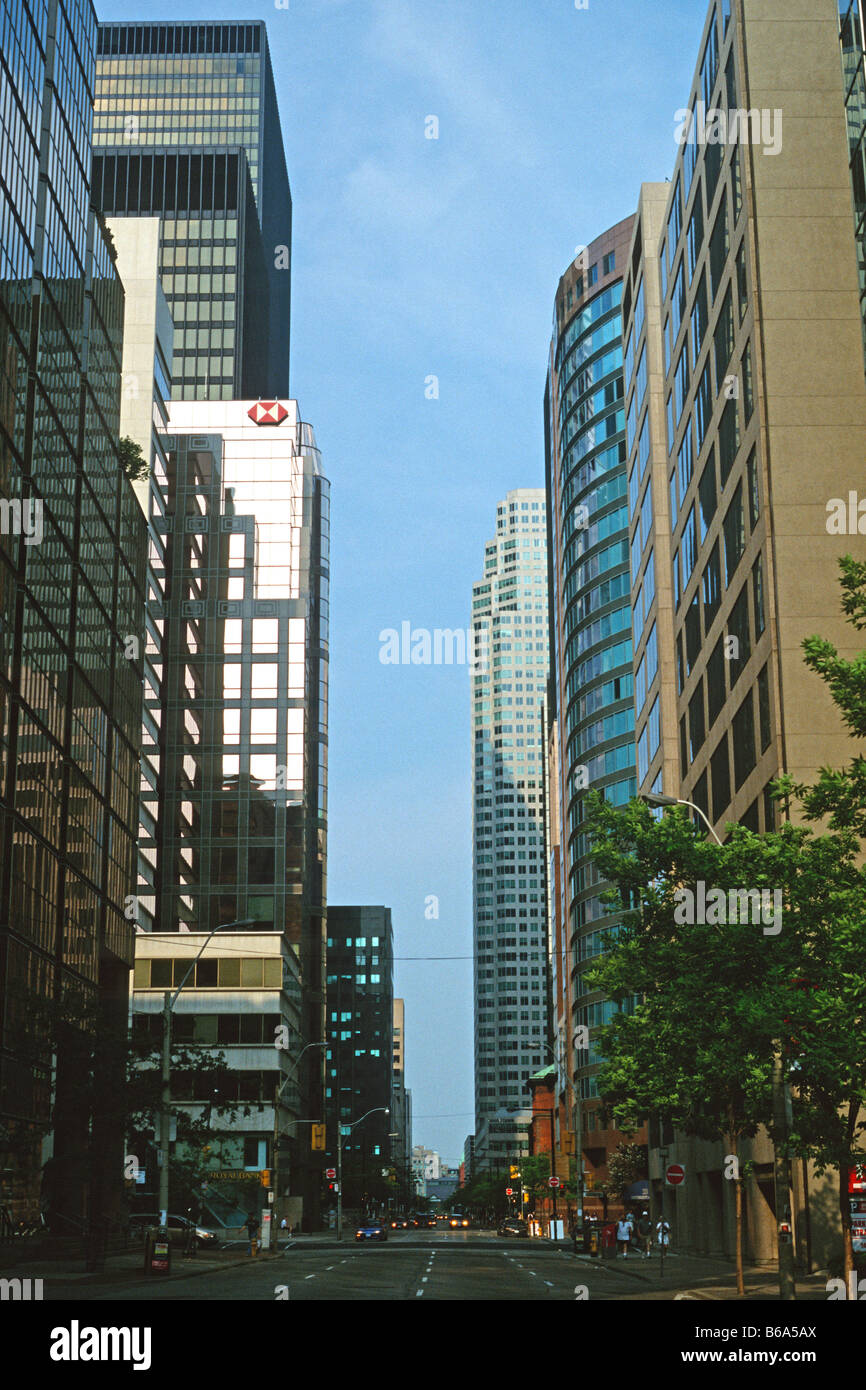 Skyscrapers in city centre, Toronto Stock Photo - Alamy