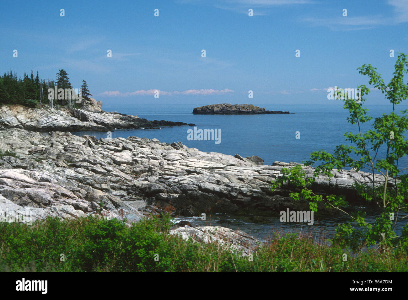 Dipper Harbour, New Brunswick Stock Photo Alamy