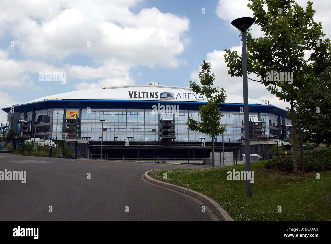 Veltins Arena, home to Schalke 04 football club Stock Photo