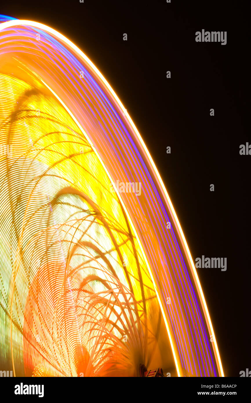 Scotland Edinburgh Christmas Fair Ferris wheel located near the Scott Monument in East Princes