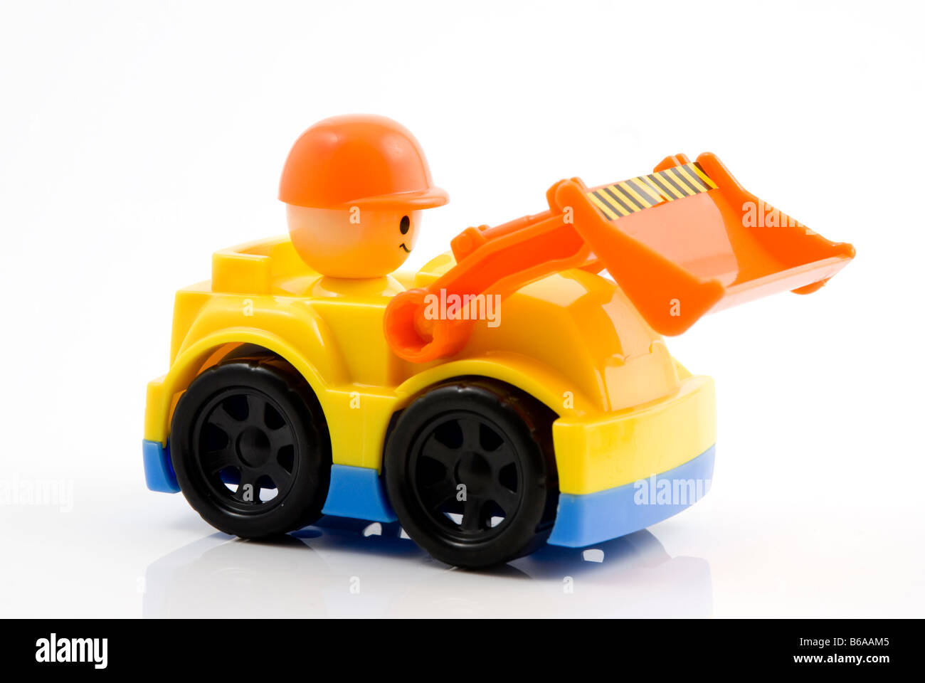 toy JCB digger truck Stock Photo