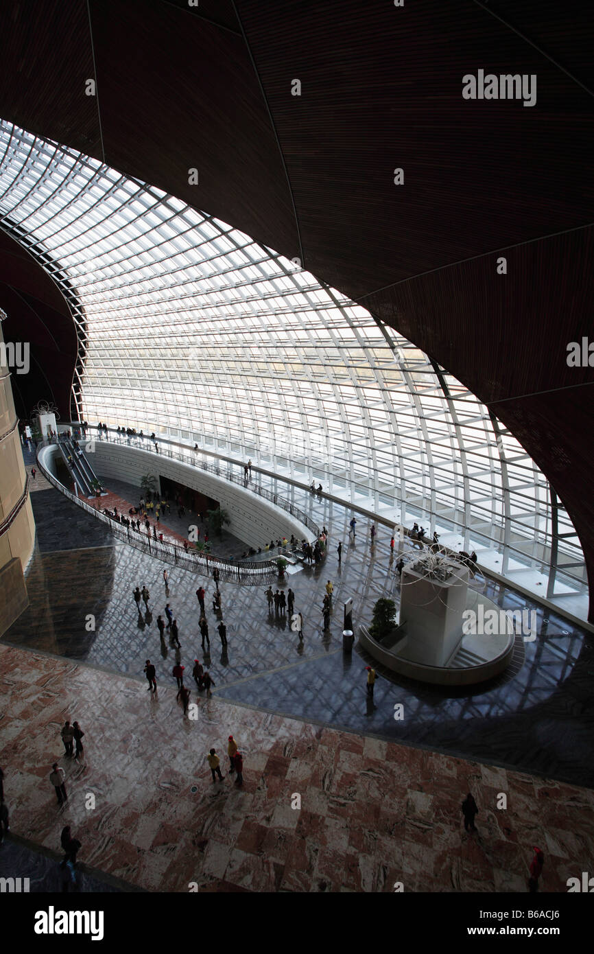 China Beijing National Grand Theatre interior Paul Andreu architect ...