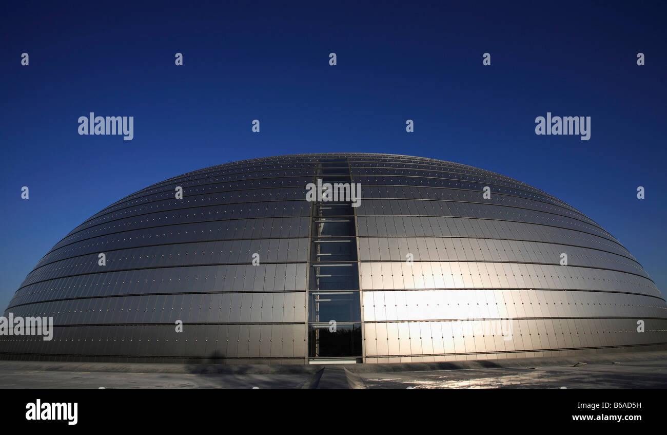 China Beijing National Grand Theatre Paul Andreu architect Stock Photo