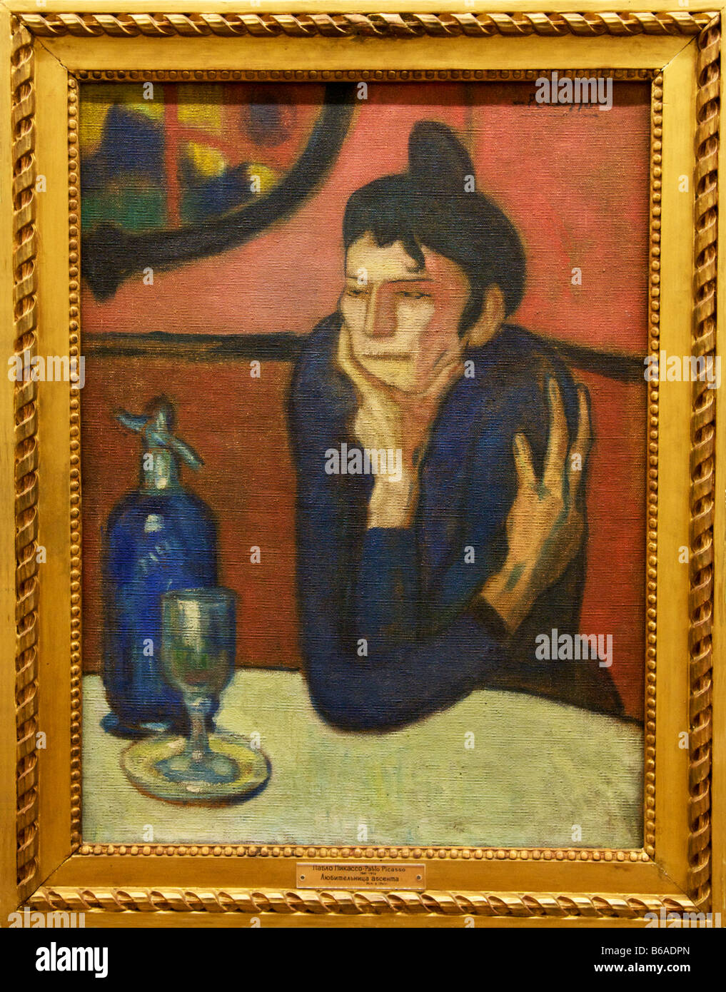 The Absinthe Drinker 1901 Pablo Picasso Winter Palace Hermitage Museum