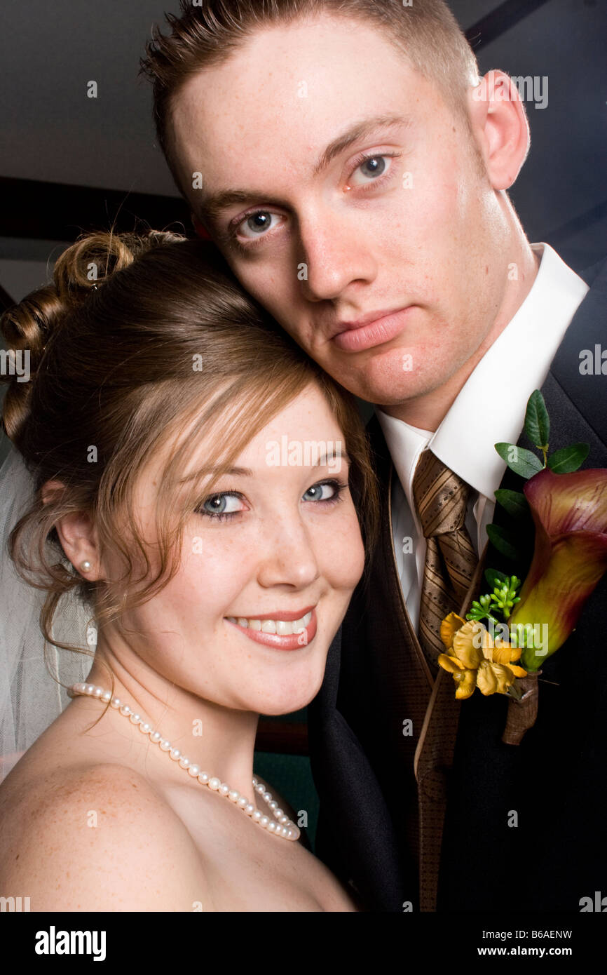 Bride and groom close up filled frame Stock Photo Alamy