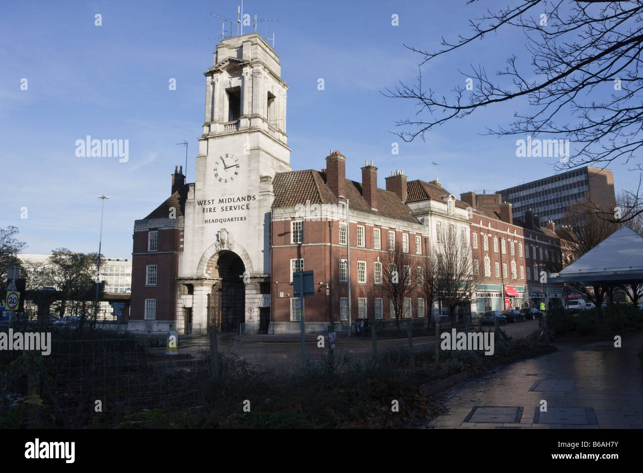 West Midlands Fire Service Headquarters, Aston, Birmingham Stock Photo