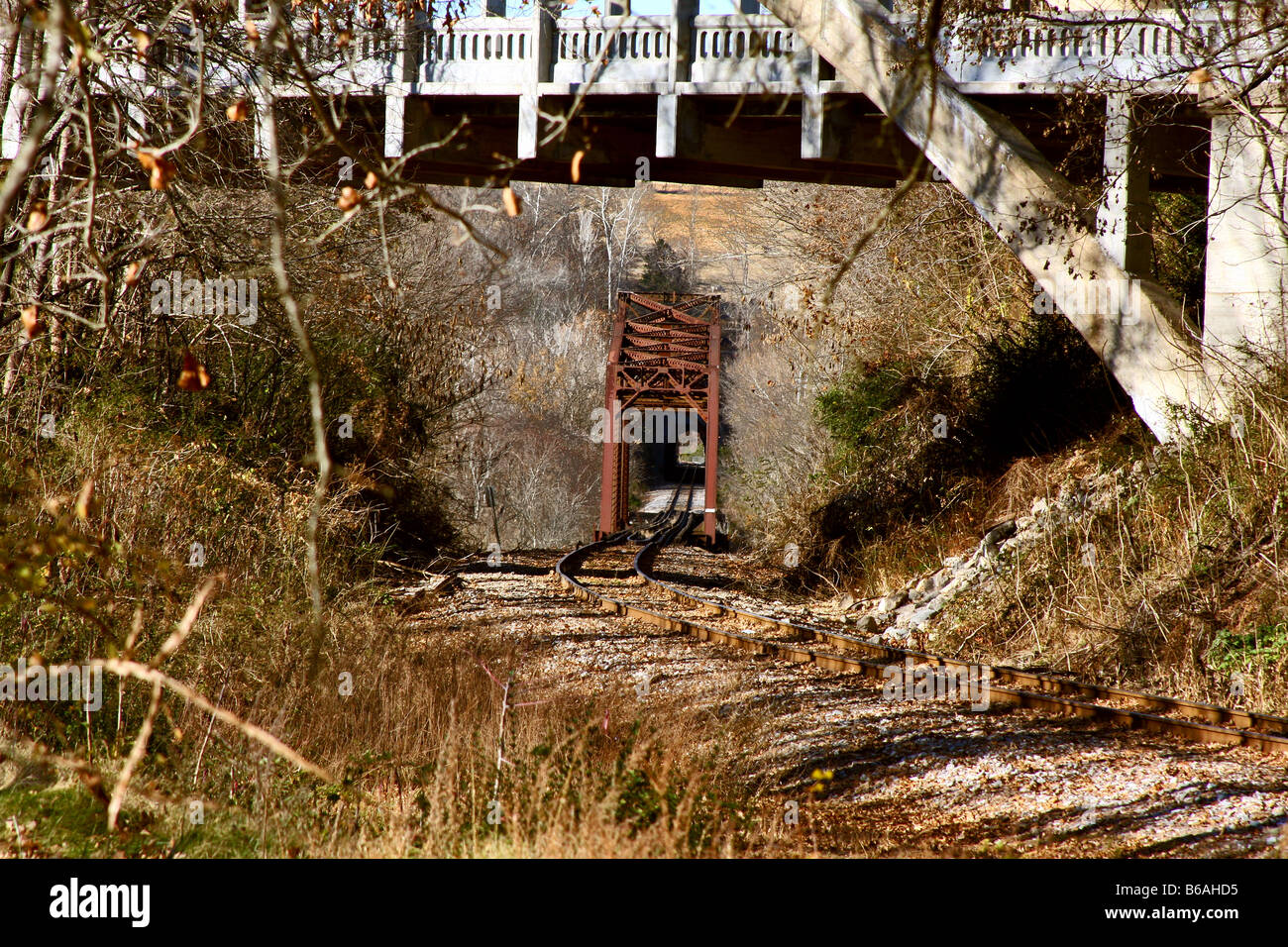 Cotter Arkansas Rail Tunnel Stock Photo Alamy