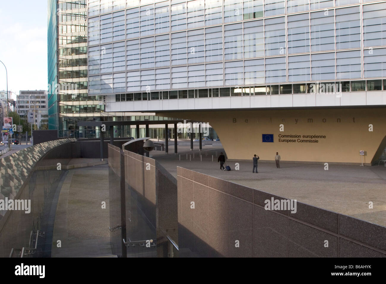 The Berlaymont building governmental building in Brussels, Belgium. Housing the European Commission headquarters Stock Photo
