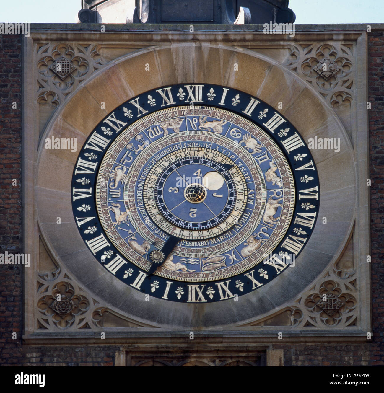 Astronomical Clock Hampton Court Stock Photo Alamy Astronomical Clock Hampton Court Stock Photo Alamy