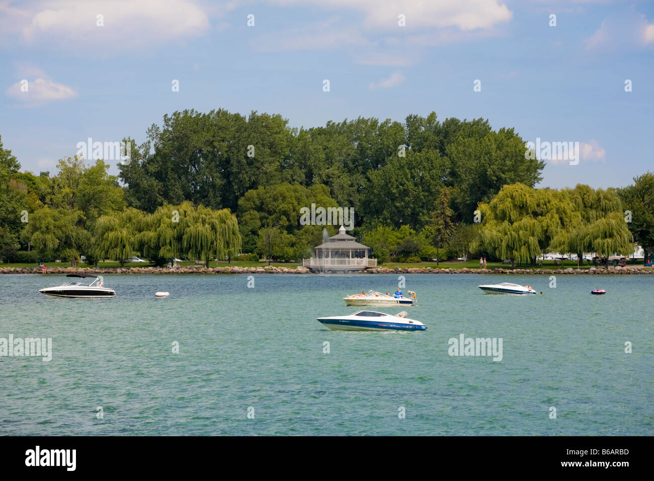 Canandaigua Lake in the Finger Lakes region of New York State Stock