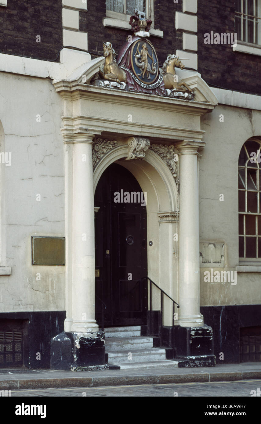 Apothecaries Society Doorway Stock Photo