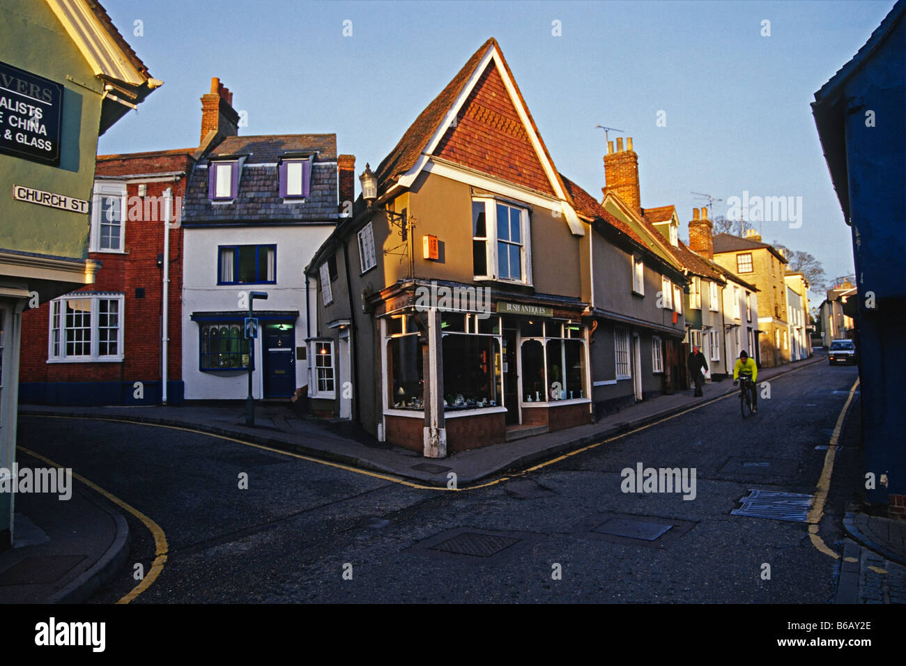 Church Street and Small Historic buildings, Saffron Walden, England