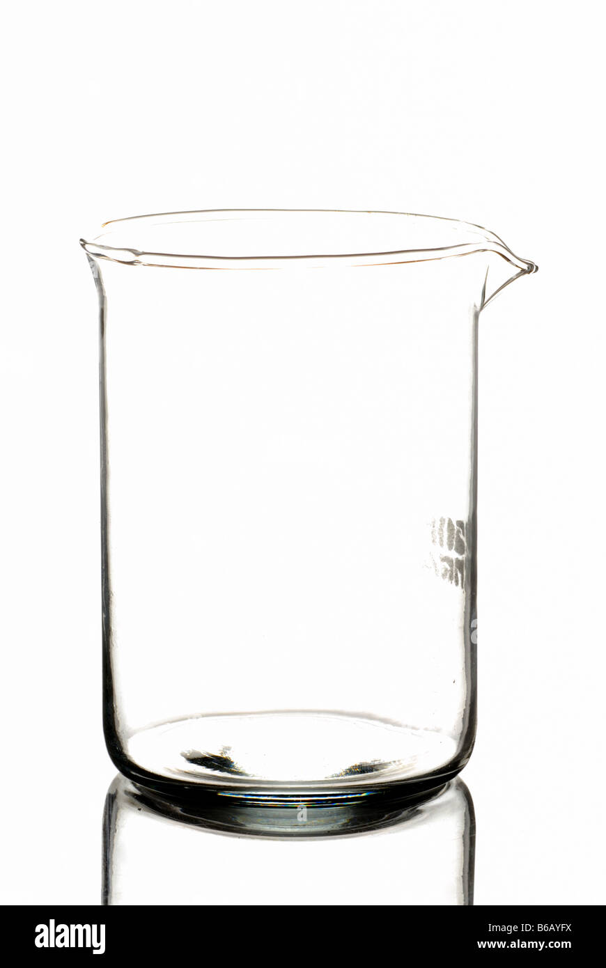 AN EMPTY BEAKER Stock Photo Alamy
