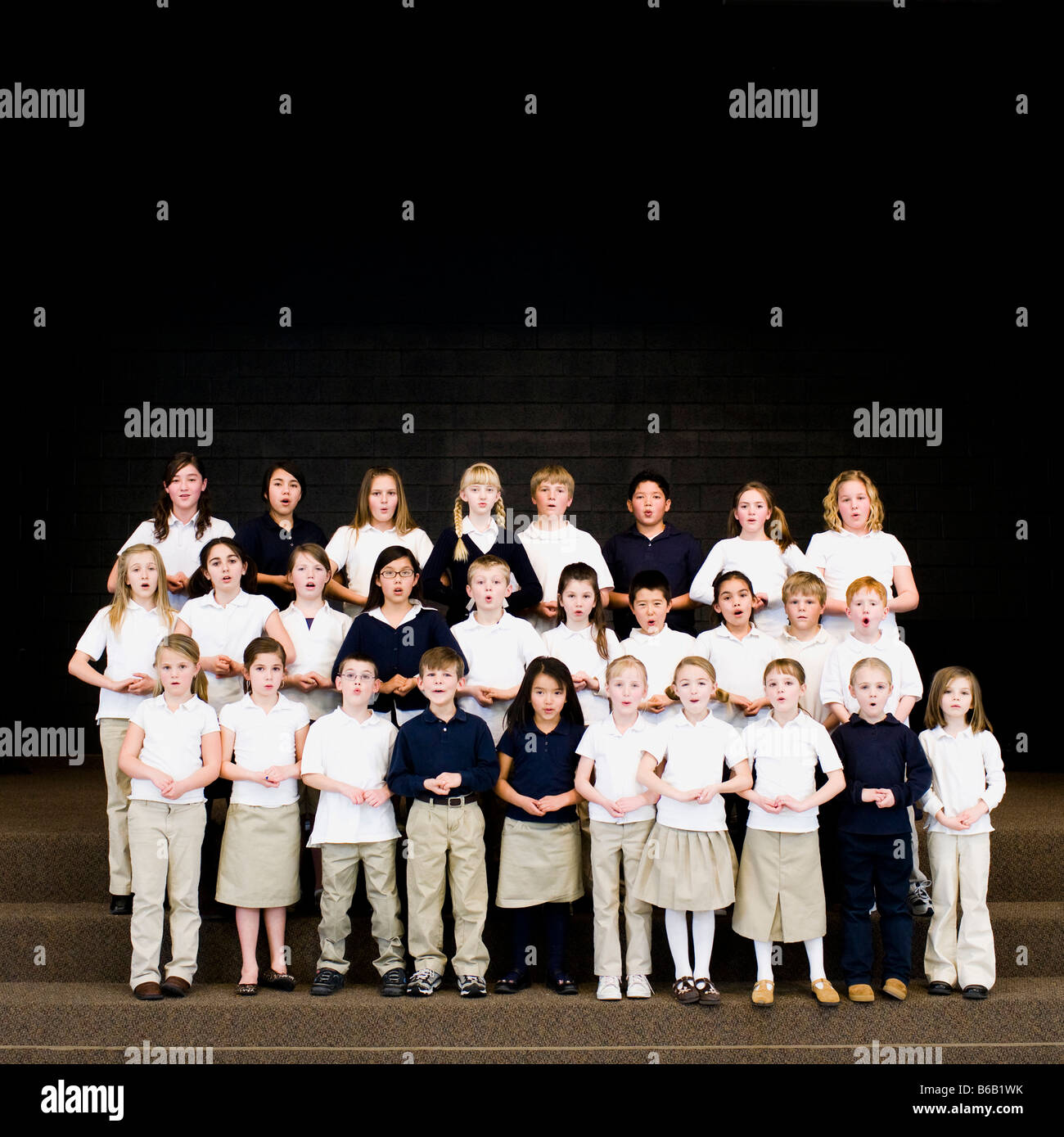 children in a choir Stock Photo Alamy