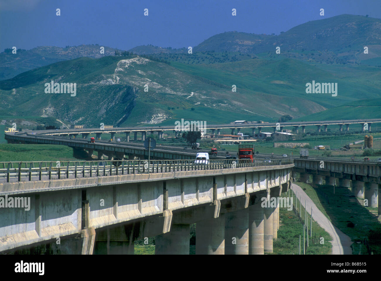 A19 autostrada in Madonie Mountains Sicily Italy Stock Photo Alamy
