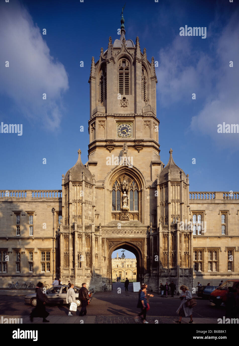 Tom Tower Christ Church College Oxford Stock Photo