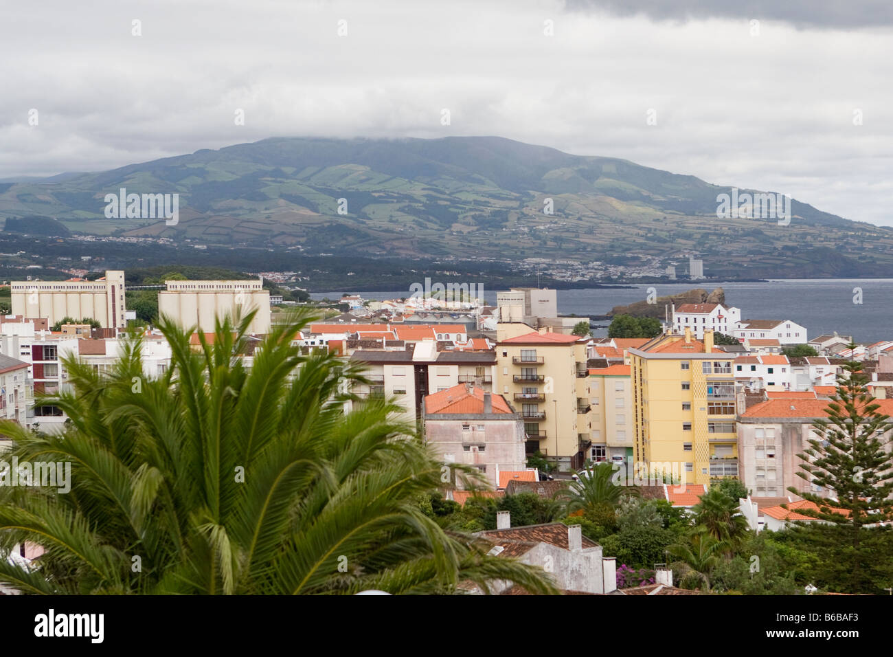 Azores Ponta Delgada .View from The Lince Stock Photo