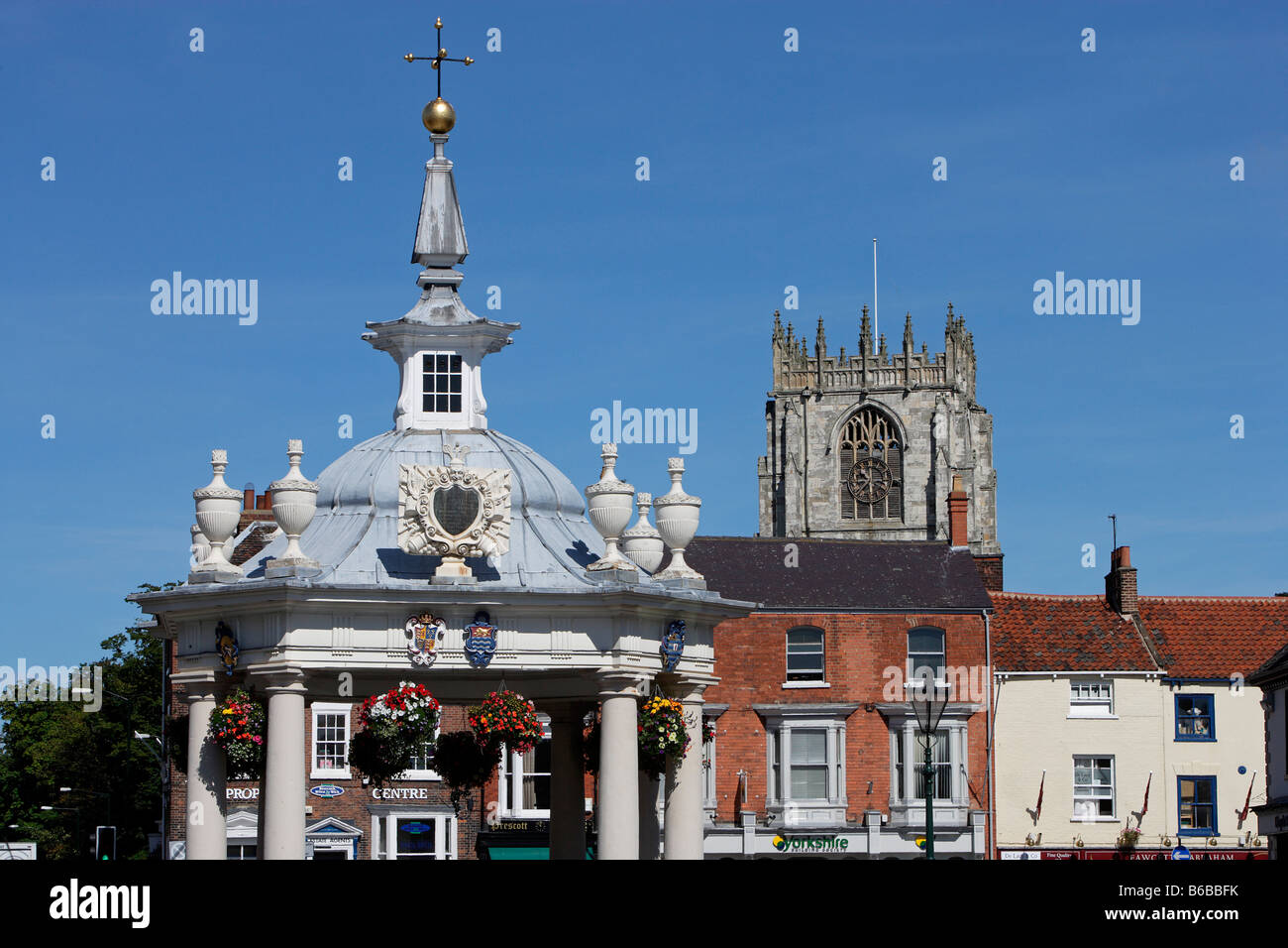 Beverley Market Place East Riding of Yorkshire UK Great Britain Stock