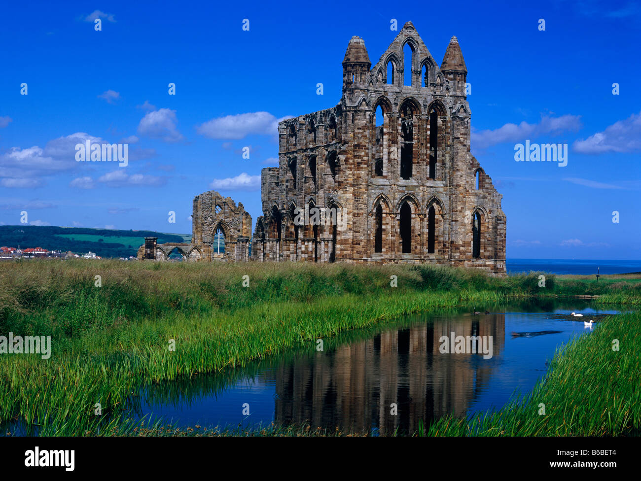 Whitby Abbey, North Yorkshire Stock Photo