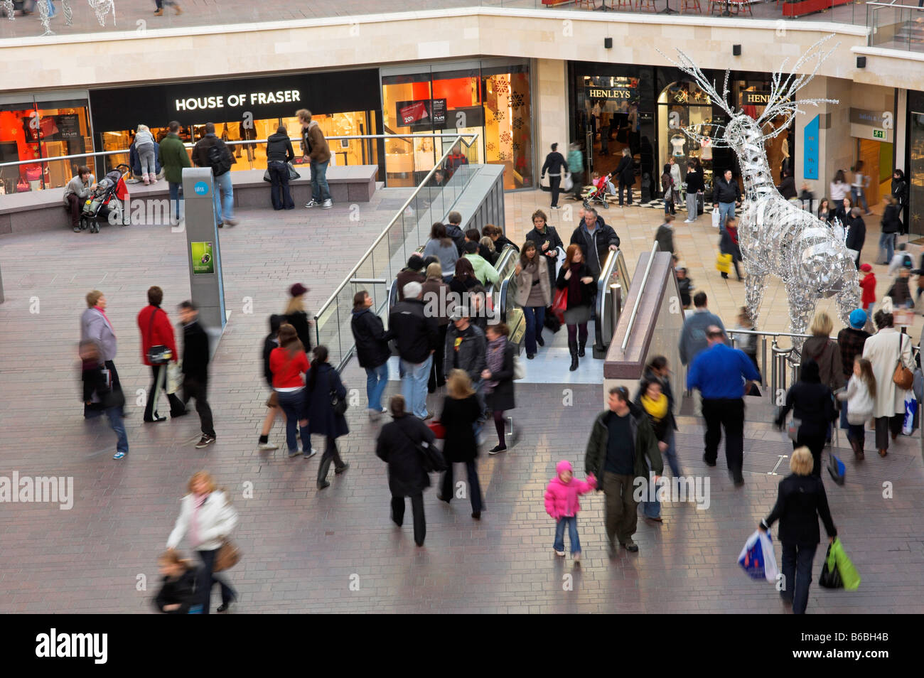 Inside Cabot Circus shopping centre at Christmas 2008 Bristol England Stock  Photo - Alamy