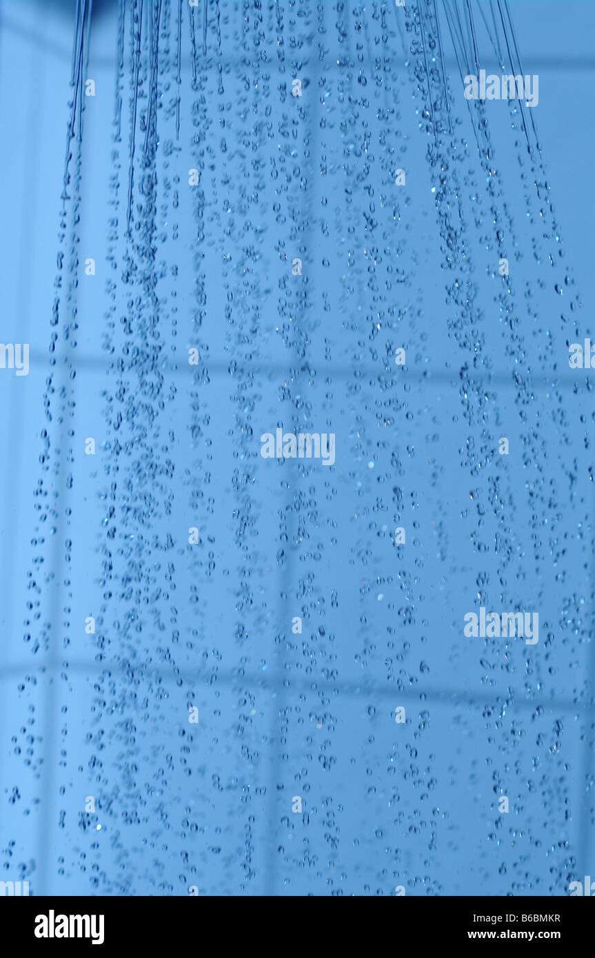water drops falling from a shower Stock Photo - Alamy
