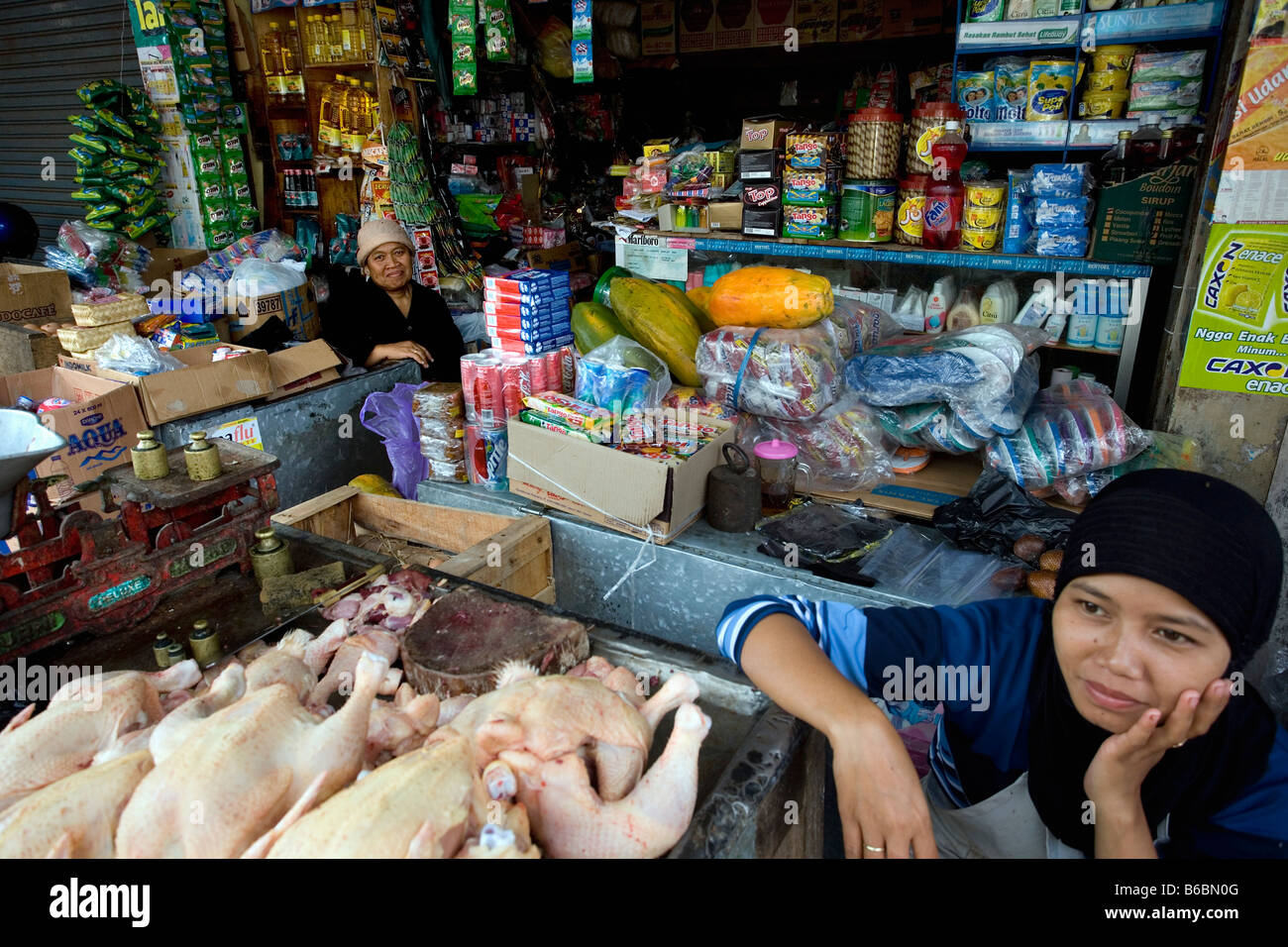 Indonesia, Yogyakarta ( Jokjakarta ), Java, Market Stock Photo