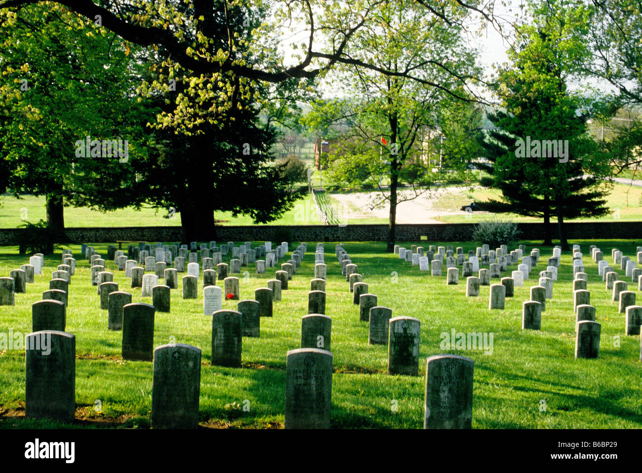 Soldiers' National Cemetery, Gettysburg, Pennsylvania Stock Photo