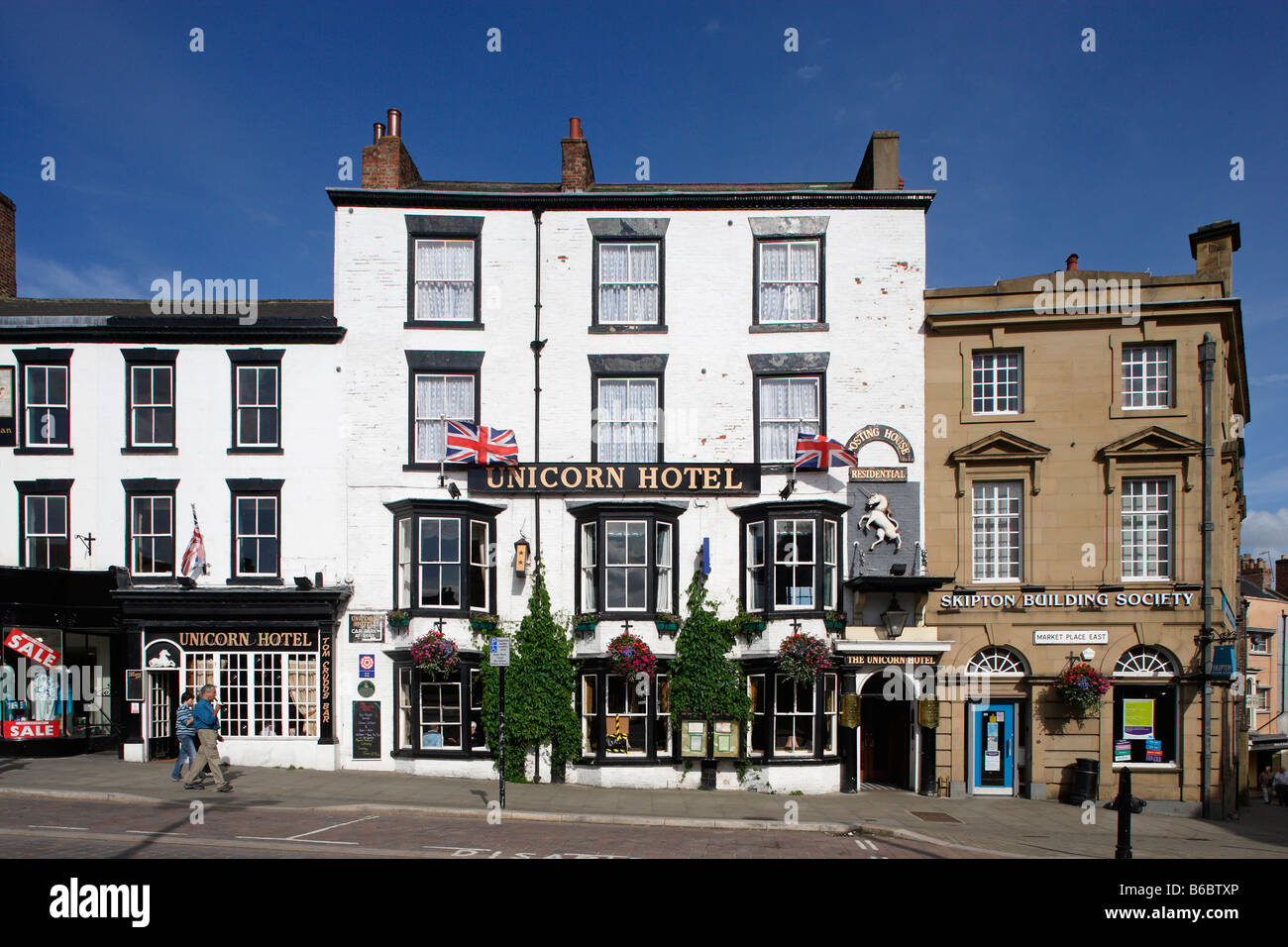 Ripon Market Place designed by architect Nicholas Hawksmoor 1702