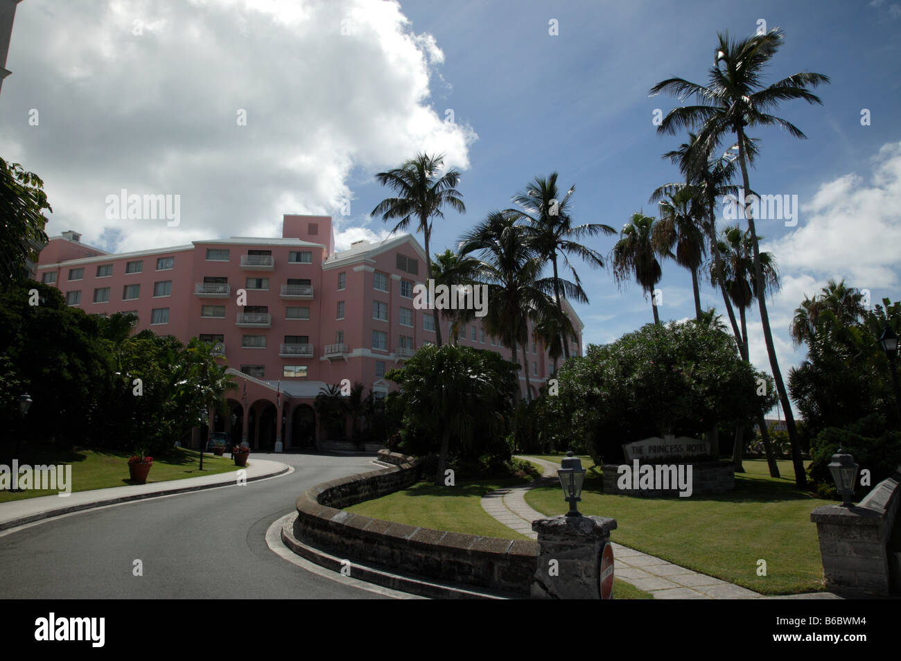 The Princess Hotel, Pitts Bay Road, Hamilton Bermuda Stock Photo Alamy