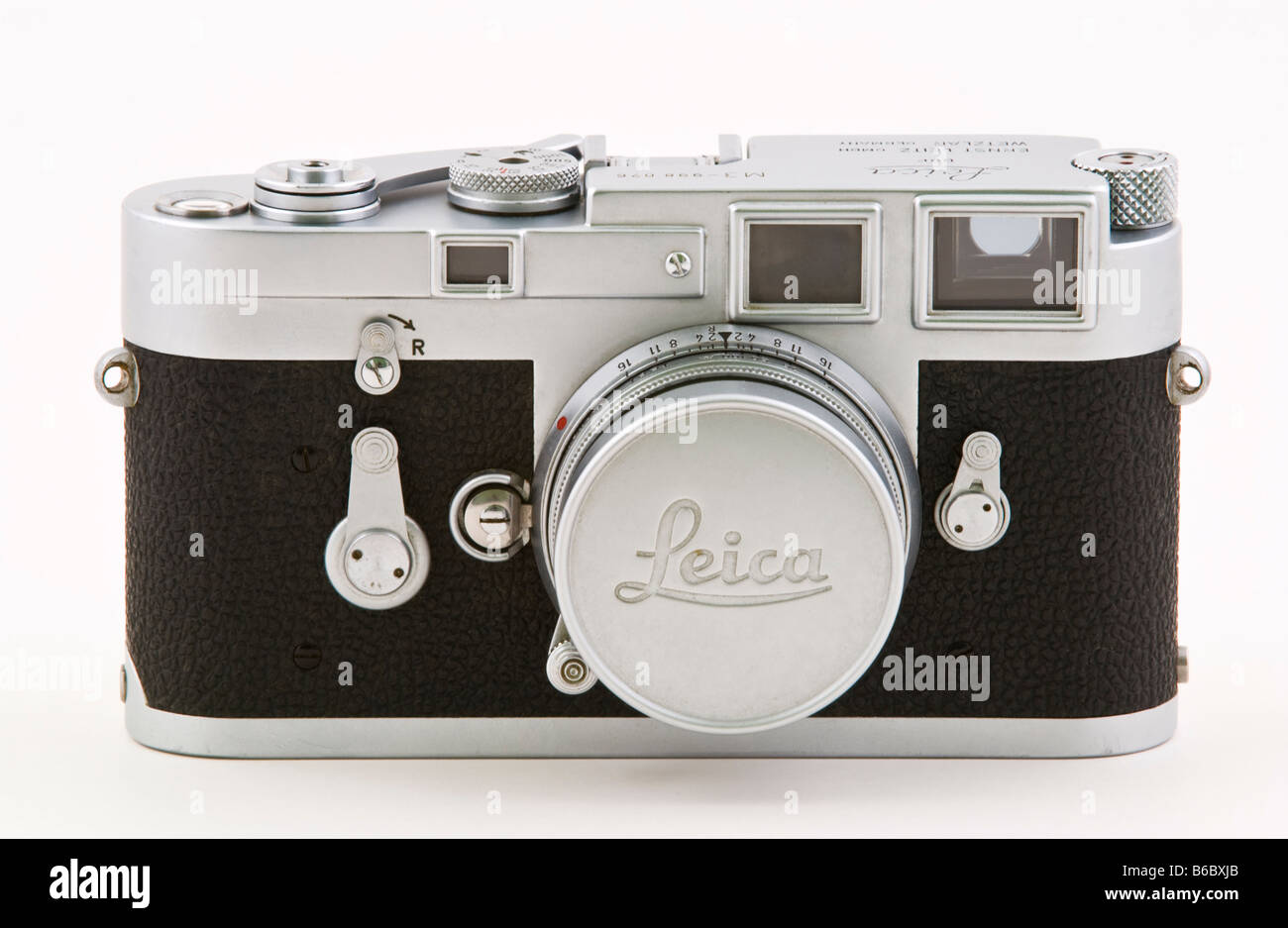 Classic Leica M3 rangefinder film camera Stock Photo