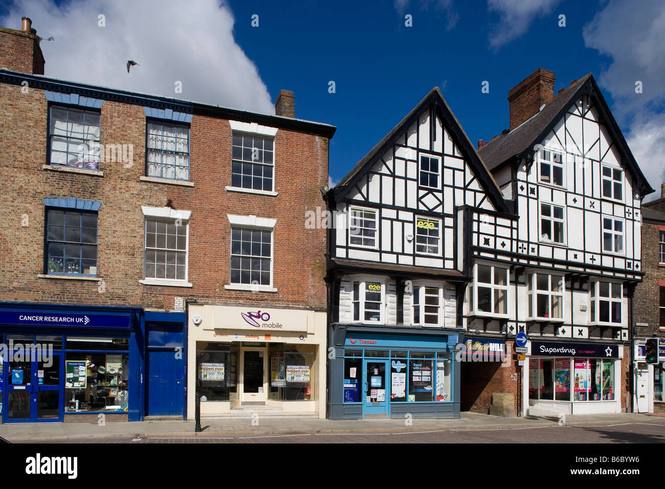 Ripon Market Place designed by architect Nicholas Hawksmoor 1702 timber ...