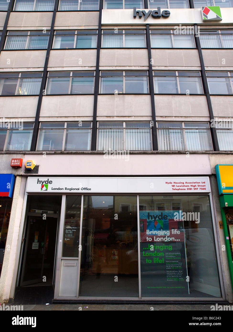 Hyde Housing Association London Office 181 Lewisham High Street London SE13  6AA Stock Photo - Alamy