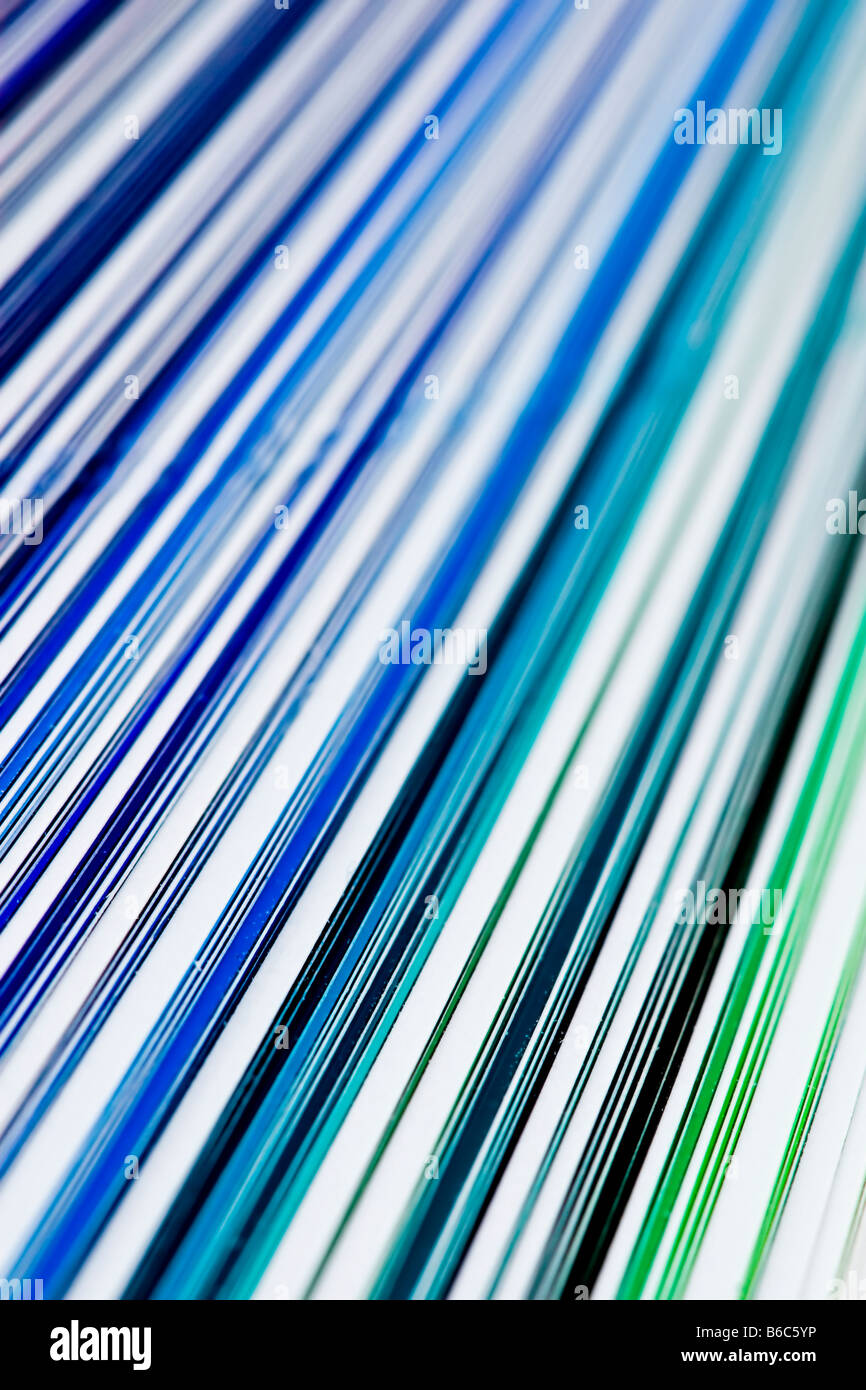 arrangement of color swatch abstract close up shot Stock Photo