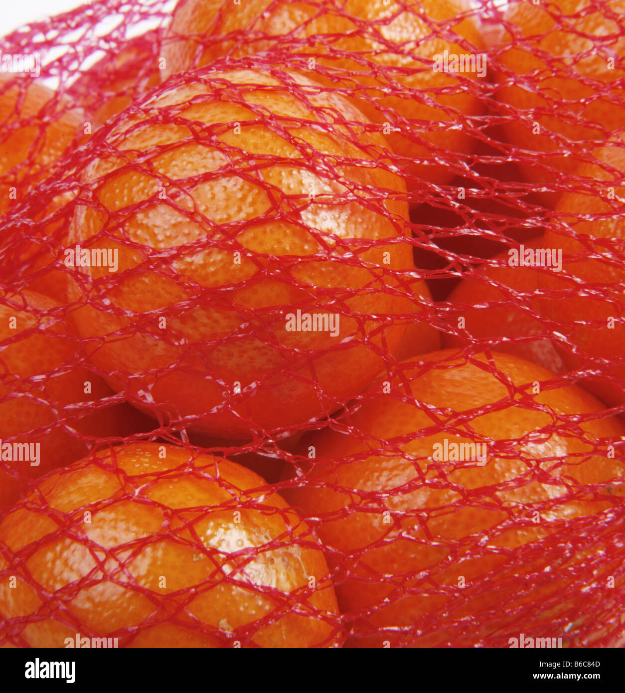 Net of Supermarket Bought Clementines Stock Photo Alamy
