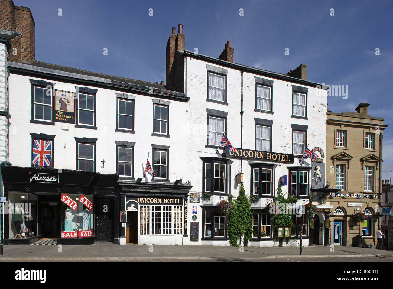 Ripon Market Place designed by architect Nicholas Hawksmoor 1702